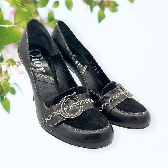 DIOR Black Leather Heels - Picture 3 of 12